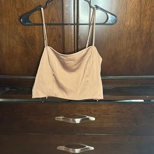Women’s brown silk cami size L